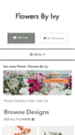 Mobile Screenshot of flowersbyivy.com